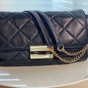 Michael Kors Sloan Black Quilted Handbag